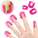 26 Pcs/lot Nail Polish Edge Anti-Flooding Plastic Template Clip Manicure Tools Set--JadeMoghul Inc.