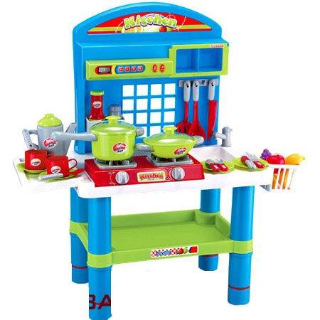 28" Deluxe Kitchen Appliance Cooking Play Set 28" With Lights & Sound-Construction Set Toys-JadeMoghul Inc.