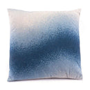 Foam Pillow - 17.7" X 17.7" X 1.2" Blue And Natural Laid-Back Pillow