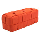 Entryway Bench - 51.2" X 19.7" X 19.7" Polyblend Orange Bench