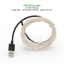 2M 5M 10M LED String lights Silver Wire Christmas Garlands Festoon led Fairy Light Christmas Decorations for Home Room Tree AExp