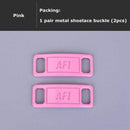 2pcs/pair AF1 Shoelaces buckle Shoelace Buckle Metal Shoelaces Accessories Metal Lace Lock DIY Sneaker Kits Metal Lace Buckle AExp