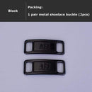 2pcs/pair Shoelace Buckle Metal Shoelaces AF1 Shoelaces buckle Accessories Metal Lace Lock DIY Sneaker Kits Metal Lace Buckle AExp