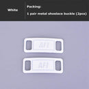 2pcs/pair Shoelace Buckle Metal Shoelaces AF1 Shoelaces buckle Accessories Metal Lace Lock DIY Sneaker Kits Metal Lace Buckle AExp