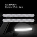 2Pcs Reflectante Car Stickers Reflector Rearview Mirror Reflective Tape Car Accessories Exterior Reflex Tape Reflective Strip JadeMoghul Inc.