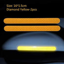 2Pcs Reflectante Car Stickers Reflector Rearview Mirror Reflective Tape Car Accessories Exterior Reflex Tape Reflective Strip JadeMoghul Inc.