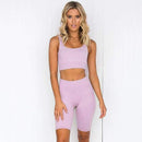 2PCS/Set Seamless Fitness Women Yoga Suit High Stretchy Workout Sport Set Padded Sports Bra High Waist Sports Legging Gym AExp