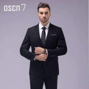 2pcs Slim Fit Men Business Suit-White-S-JadeMoghul Inc.