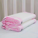 2Pcs/Set Breathable Summer Baby Bedding Bumper Collision Half Around Baby Crib Bumpers Bedding Cotton Printing Mesh Safety Rails-Brown-JadeMoghul Inc.