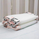 2Pcs/Set Breathable Summer Baby Bedding Bumper Collision Half Around Baby Crib Bumpers Bedding Cotton Printing Mesh Safety Rails-Deep Blue-JadeMoghul Inc.
