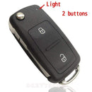3 buttons Folding Car key Switchblade Key Flip key Shell for VW polo passat b5 Tiguan Golf VOLKSWAGEN Seat Skoda auto key blank JadeMoghul Inc.