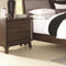 3 Drawer Night Stand With Top Felt-Lined Drawer, Brown-Nightstands and Bedside Tables-Brown-Wood-JadeMoghul Inc.