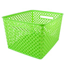 (3 EA) LARGE LIME WOVEN BASKET-Arts & Crafts-JadeMoghul Inc.