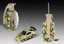 3" Mini RC Grenade Camouflage Car (Yellow)-R/C Toys-JadeMoghul Inc.