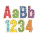 (3 PK) TEXTURES 4IN LETTERS UPCYCLE-Learning Materials-JadeMoghul Inc.