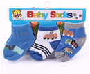 3 Pair/Lot Lovely Spring Autumn Baby Kids Socks Infant Girls Boys Soft Striped Floral Brand New Children newborn-1-JadeMoghul Inc.