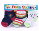 3 Pair/Lot Lovely Spring Autumn Baby Kids Socks Infant Girls Boys Soft Striped Floral Brand New Children newborn-3-JadeMoghul Inc.