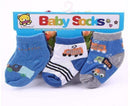 3 Pair/Lot Lovely Spring Autumn Baby Kids Socks Infant Girls Boys Soft Striped Floral Brand New Children newborn-4-JadeMoghul Inc.