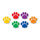 (3 Pk) Colorful Paw Prints Magnetic-Learning Materials-JadeMoghul Inc.