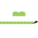 (3 Pk) Magnetic Border Lime Polka-Learning Materials-JadeMoghul Inc.