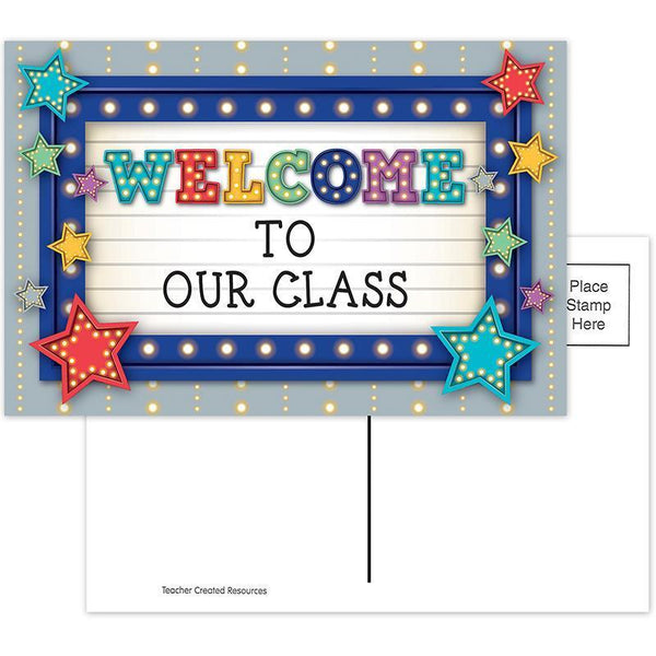(3 Pk) Marquee Welcome Postcards-Learning Materials-JadeMoghul Inc.