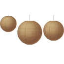 (3 St) Burlap Paper Lanterns-Learning Materials-JadeMoghul Inc.