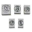 (3 ST) STAMP SET COINS HEADS-Supplies-JadeMoghul Inc.