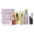 3-Step Skin Care System (Skin Type 2): Liquid Facial Soap Mild+Clarifying Lotion 2+DDML+Lash Power Mascara+Clinique Pop Lip - 5pcs-All Skincare-JadeMoghul Inc.
