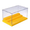 3 Steps Display Case/Box Dustproof ShowCase Gray Base For LEGO Blocks Acrylic Plastic Display Box Case 25.5X15.5X13.8cm 5 Colors-Yellow-JadeMoghul Inc.