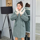 -30 Degrees New 2020 Women Winter Jacket Hooded Fur Collar Female Winter Coat Long Parkas with Fur Lining Plus Size Fur Parka JadeMoghul Inc.