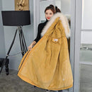 -30 Degrees New 2020 Women Winter Jacket Hooded Fur Collar Female Winter Coat Long Parkas with Fur Lining Plus Size Fur Parka JadeMoghul Inc.