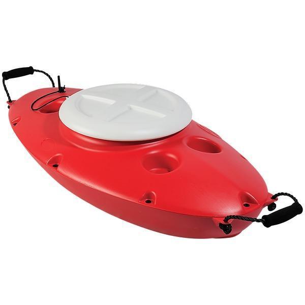 30-Quart Floating Cooler (Cardinal Red)-Camping, Hunting & Accessories-JadeMoghul Inc.