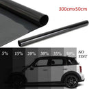 300cmx50cm Black Car Window Foils Tint Tinting Film Roll Car Auto Home Window Glass Summer Solar UV Protector Sticker Films JadeMoghul Inc. 