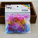 300pcs/pack Rubber Rope Ponytail Holder Elastic Hair Bands Ties Braids Plaits hair clip headband Hair Accessories-Multi color-JadeMoghul Inc.