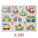 30cm Kid Early educational toys baby hand grasp wooden puzzle toy alphabet and digit learning education child wood jigsaw toy-A100-JadeMoghul Inc.