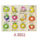30cm Kid Early educational toys baby hand grasp wooden puzzle toy alphabet and digit learning education child wood jigsaw toy-A3011-JadeMoghul Inc.