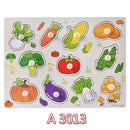 30cm Kid Early educational toys baby hand grasp wooden puzzle toy alphabet and digit learning education child wood jigsaw toy-A3013-JadeMoghul Inc.