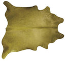 Cow Rug - 72" x 84" Lime, Cowhide - Rug