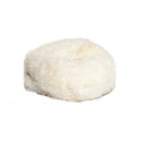 Bean Bag Chairs - 31" x 31" x 31" White Short-Hair Sheepskin Bean Bag
