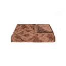 Faux Fur Throw - 50" x 70" x 2" Brown Mink Faux Throw