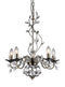 Dining Room Chandeliers - Charlotte 5-light Bronze 20-inch Crystal Branches Chandelier