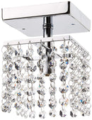 Chandelier Lamp - Jhea 1-light Crystal 5-inch Chrome Chandelier