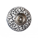 Door Knobs - 1.5" x 1.5" x 1.5" Black, Gray and Silver - Knobs 12-Pack