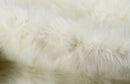 Off White Rug - 51" x 60" Polar Bear Faux Hide - Area Rug