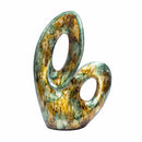 Contemporary Sculpture - 14" X 5" X 19'.5" Gold, Copper, Brown Metal Sculpture