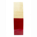 Decorative Vases - 6'.75" X 6'.75" X 24" Natural Wood Bamboo Vase with Tones