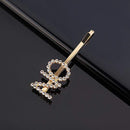 33 Style Headwear For Women Letter Hair Clip Girls Hair Accessories Fashion Charm Cute Rhinestone Gold Silver AExp