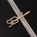 33 Style Headwear For Women Letter Hair Clip Girls Hair Accessories Fashion Charm Cute Rhinestone Gold Silver JadeMoghul Inc.