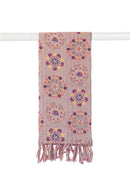 Neck Scarf - 18" x 72" Multicolor, Kantha - Scarf