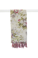 Neck Scarf - 18" x 72" Multicolor, Kantha - Scarf